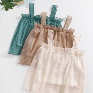 港味复古chic雪纺吊带