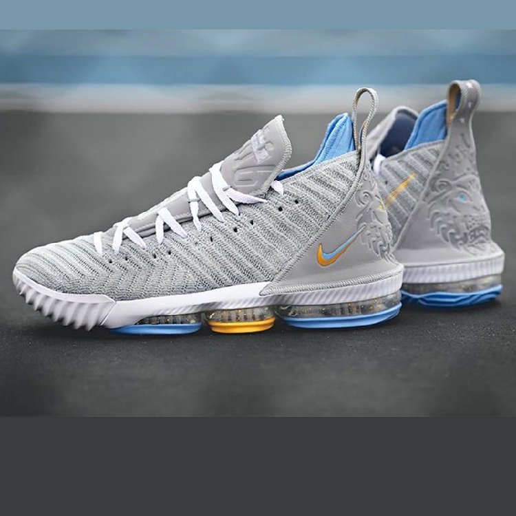 代购耐克Nike LeBron XVI 詹姆斯16 灰北卡 篮球鞋 CK4765 001