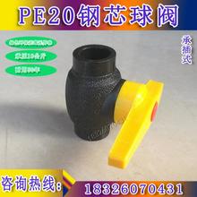 PE管材管件阀门 PE配件 PE钢芯球阀 PE水管管件 dn20 PE球阀