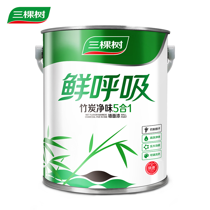 三棵树竹炭净味面漆SFI800 /5L