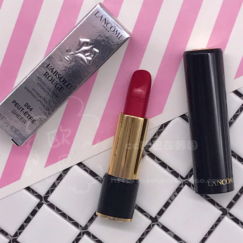 兰蔻菁纯唇膏口红鬼怪264 290圣诞限量黑金渐