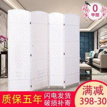 型隔断装 中式屏风客厅卧室经济型玄关折叠移动现代简约守拘