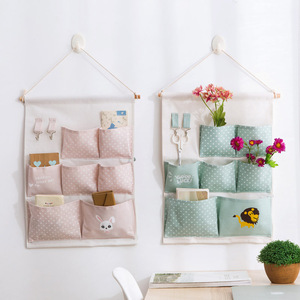 卡通多兜壁挂收纳袋