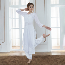 纯棉手工刺绣女春夏薄款 民族风2019 印度瑜伽服禅修服大师服中长款