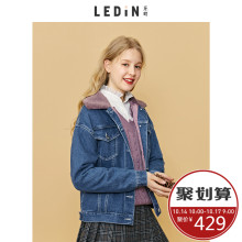 乐町牛仔外套2018冬季新款女装ins棉衣棉服加厚宽松棉袄短款学生图片