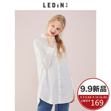 乐町2018秋装新款女气眼绑带连衣裙ins超火的衬衫裙气质韩版复古图片