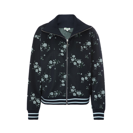 KENZO花朵图案装饰涤纶女士外套商品大图