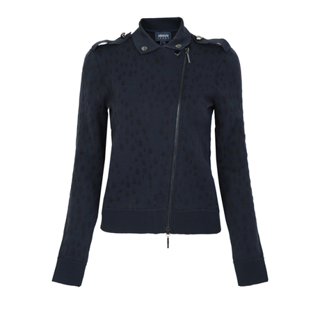 ARMANI JEANS 波点图案女士外套银泰商品大图