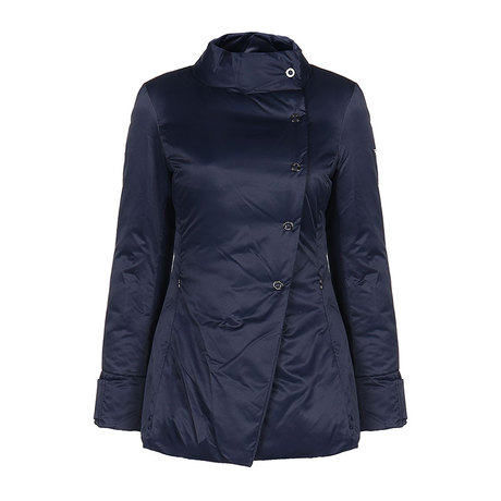 ARMANI JEANS 聚酯纤维材质斜门襟设计女士棉服银泰商品大图