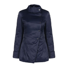ARMANI JEANS 聚酯纤维材质斜门襟设计女士棉服银泰图片