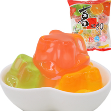 5袋包邮 喜之郎多味什锦果汁果冻 乳酸果冻360g袋装 休闲零食