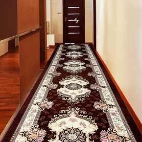 欧式走廊地毯过道家用防滑长条地毯可裁剪客厅进门地垫门垫定制