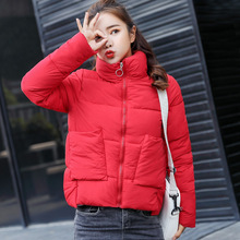 反季短棉袄女装2018新款短款小棉服冬天外套韩版百搭时尚小棉衣潮图片