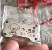 亏本 免费刻字猫牌狗牌不锈钢狗牌犬牌防止丢失名牌铭牌小骨头形