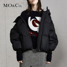 MOCO短款鸭绒加厚休闲时尚羽绒服外套女MA1641EIN08 摩安珂图片