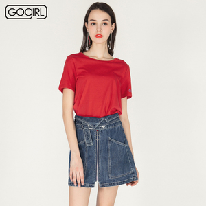 高歌GOGIRL时尚新款专柜休闲风淑女多色套头小衫女GH92G86