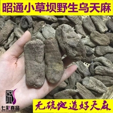 正宗云南昭通小草坝天然无硫无酸味野生乌天麻黑天麻250克半斤装