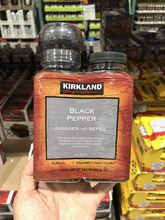 美国代购 Kirkland柯克兰黑胡椒颗粒带研磨器喜马拉雅粉妍357g套