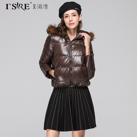 I’SRE/艾尚雪艾尚雪短款面包羽绒服加厚冬季外套断码清仓06039商品大图