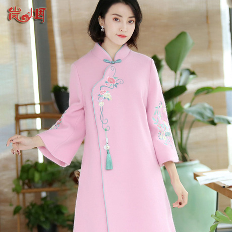 改良盘扣上衣汉服中国风女装唐装女民国旗袍中式古装古风外套秋冬商品大图