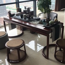 新中式茶桌椅組合簡約現代茶室茶桌功夫喝茶桌禪意辦公室茶桌茶臺