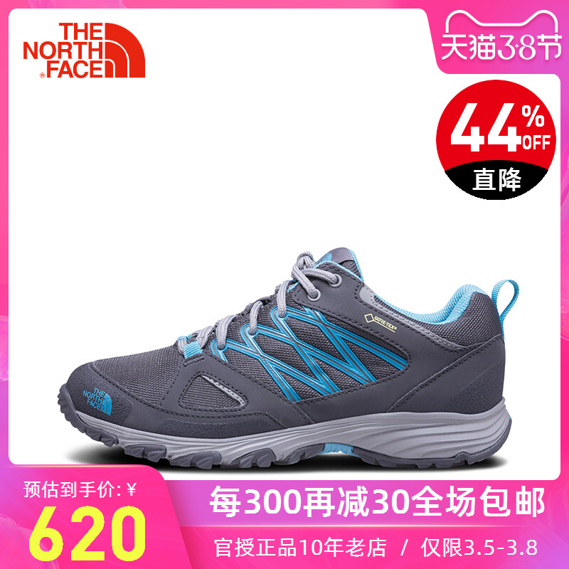 TheNorthFace北面户外女鞋防水防滑登山徒步鞋 2YBE