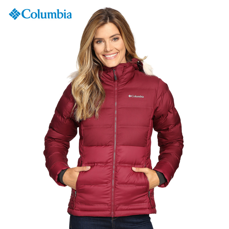 哥伦比亚Columbia户外女热能反射加厚保暖700蓬羽绒服WR1165