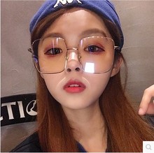 眼镜框女韩版 大脸近视有度数眼睛框架 复古潮原宿风ulzzang网红款