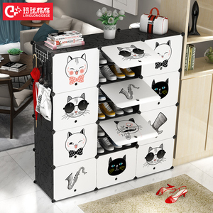 鞋柜简易组装家用经济型省空间收纳门口多层宿舍女用防尘小鞋架子