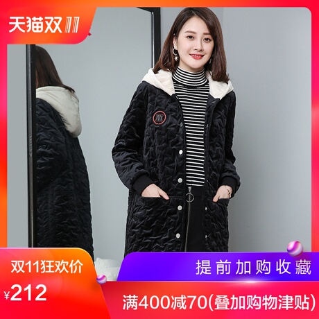 2018秋冬装新款大码女装胖mm胖妹妹洋气棉衣服上衣显瘦外套200斤商品大图