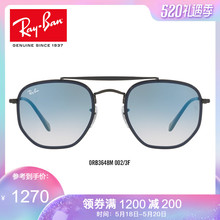 RayBan雷朋x张艺兴联名款 渐变太阳矩信款 方形摩登墨镜0RB3648M