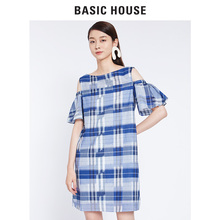 百家好Basic House/百家好明星同款夏季连衣裙中短款裙子HSOP327C图片