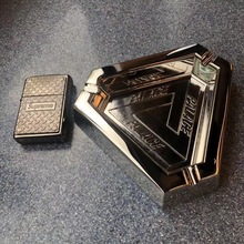 现货PALACE 19SS TRI-FERG ASH TRAY 烟灰缸 三角 银色