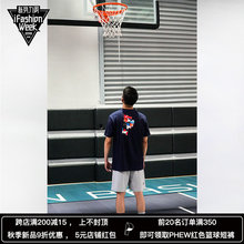 PHEW鞋盒印花短袖男夏季2019新款宽松百搭圆领运动T恤半袖上衣潮