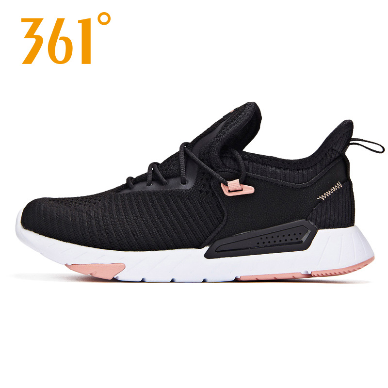 361 degree women's shoes, sports and leisure shoes, 2019 autumn new 361 breathable lightweight mesh running shoes, 581936701