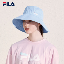 斐乐官方 圆帽 2019夏季新品 情侣款 FILA 渔夫帽宽檐遮阳帽