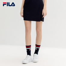 高端时尚 短裙女 2019夏季新款 斐乐官方 女子短裙 高圆圆同款 FILA