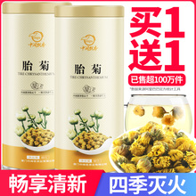 【买1送1】 菊花茶花茶叶桐乡杭白菊胎菊王散装可搭大枸杞金银花