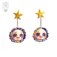 星空猪star 纯银耳钉耳夹 Quando幻物独立设计制作
