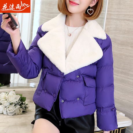反季清仓棉服女装2018冬装新款韩版短款小棉袄加厚外套面包服学生商品大图