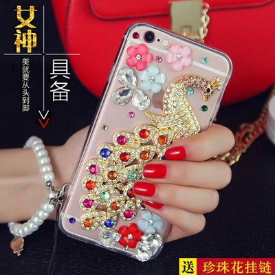 新款iphone8手机壳6s水晶镶钻外套7plus苹果XS MAX软壳5s奢华女XR