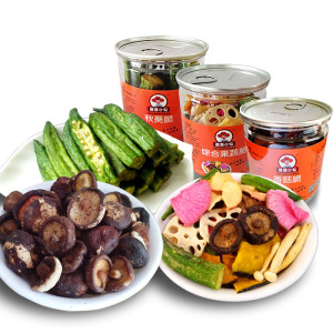 蔬菜干黄秋葵脆香菇脆225g