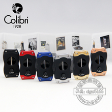 美国科乐比Colibri雪茄剪 便携式弹簧雪茄钳 纯金属V型刀口 包邮