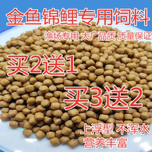 包郵 魚食 金魚飼料增色魚糧錦鯉飼料上浮不渾水魚食螺旋藻魚食散裝