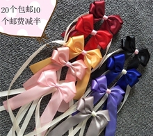 手工丝带蝴蝶结新娘手腕花伴娘姐妹团简约活动表演手花多色特价