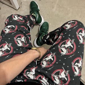 夏天可穿！出口美单漫威死侍男士薄款JOGGER长裤花裤子收口缩口裤