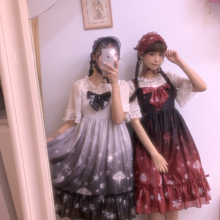 森女想去海边 水母圆舞曲lolita连衣裙夏日可爱印花请收藏加购