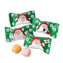 美国进口xmas圣诞节系列圣诞老人水果奶油主题糖果4颗 现货