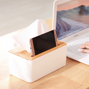 日式纸巾盒客厅创意圆筒纸抽盒