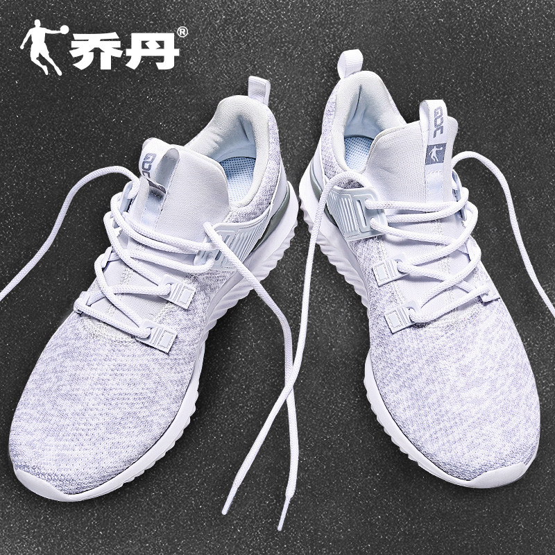 Jordan Sports Shoes Men's Genuine 2019 Summer New Lightweight and Breathable Running Shoes Small White Shoes Student Casual Shoes